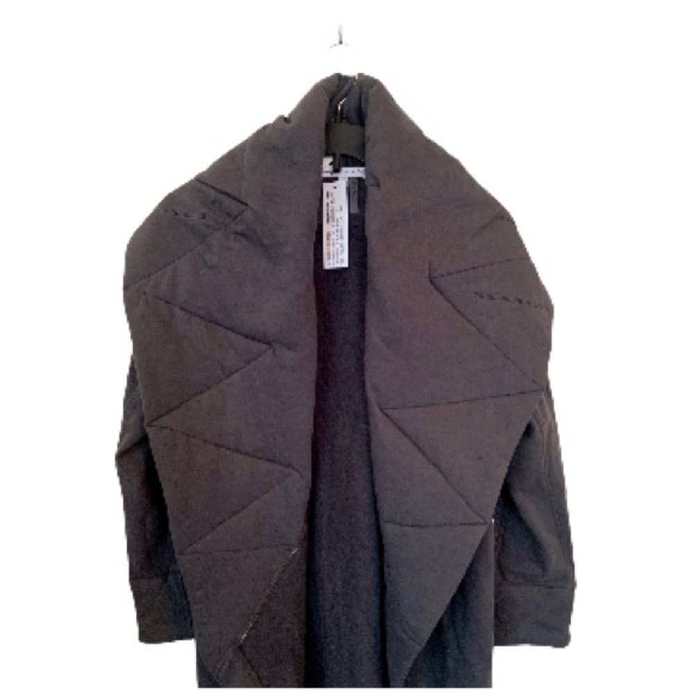 YOUNG FABULOUS & BROKE Gray Sandrine Cocoon Coat - Picture 6 of 8